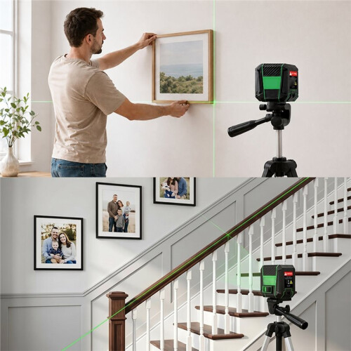 MG2 Laser Level Green  2 Lines Self-Leveling 120   Angle DIY Construction Measurement Tool 2