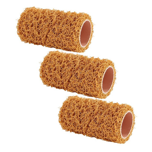 Small Textured Paint Roller Set - 4 Inch, 3 Pack for Effortless Painting Projects