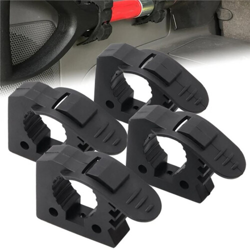 Kit com 12 Suportes de Pá de Liberação Rápida para Caminhões, UTVs e ATVs, para Cabos de 1,18 A 1,42 Polegadas 2