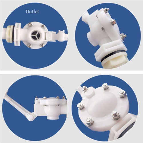 DN25 Plastic Floating  Valve 1" Detachable Float Valve Liquid Level Control  Water Level Control Valve 2