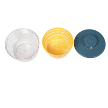 Electric Dryer Salad Spinner Dehydrator Multifunction Fruits Draining Basket USB Charing Kitchen Drainer