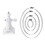 Supporto per Telecamera con Rotazione A 360, Supporto per Asta per  Stick  Cam/Spotlight Cam/per EufyCam 2C B 1