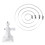 Supporto per Telecamera con Rotazione A 360, Supporto per Asta per  Stick  Cam/Spotlight Cam/per EufyCam 2C B 4