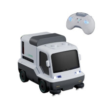 New Desktop Series Remote Control Vacuum Cleaner Decompression Cleaning Vehicle Sanitation Vehicle Birthday Toy Gift A