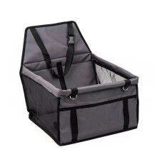 (Dark Gray,40X25X35cm)PVC-Tiertransportbox mit atmungsaktivem Netz und erweiterbaren Fächern für Komfort