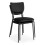 4er-Set Esszimmerstühle aus Samt, Schwarz - Ergonomisch, Langlebig 8
