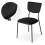 4er-Set Esszimmerstühle aus Samt, Schwarz - Ergonomisch, Langlebig 7