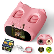 ARNSSIEN 2-in-1 Kids 1000x Microscope & Telescope, Science Kit for kids