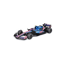 Bburago 1:43 Scale Alpine F1 Team A525 Formula 1 Car 2025#43 Franco Colapinto - Die‑Cast Model with Helmet, F1 Collectible