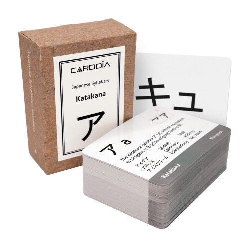 Japanese Syllabary - Katakana educational flashcards