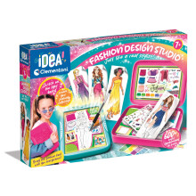 Clementoni- Idea Fashion Designer Studio: Light Board & Tracing for Kids (7+ Years)