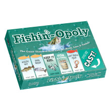 Fishin-Opoly Trading Board Game - Family Game for Adults and Children - 2 to 6 Players - Strategy Fun For Ages 8 and Up