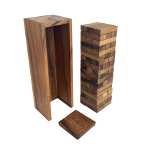 Tumbling tower game, handmade toys and games, great fun with the family