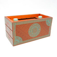 Mayan Puzzle Box by Crux Puzzles - Fun Wooden Puzzle Box With Two Hidden Compartments