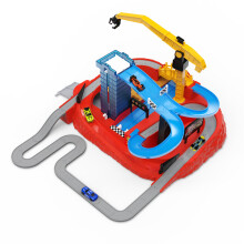 DRIVEN by Battat Junkyard Street Racers Playset with 4 Race Cars, Playsets