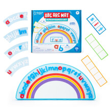 Learning Resources ABC Arc Mat AlphaMagnets Set, Alphabet Magnets for Kids, Magnetic Spelling Set & Letter Learning Board