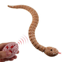 RC Snake Infrared Remote Control Animal Car Vehicle Realistic Electric Electronic Kids Prank Scary Toy for Birthday Halloween Christmas (Orange-pink)