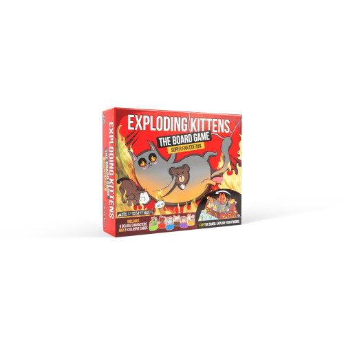 Exploding Kittens Exploding Kittens The Board Game Superfan, 2-6 Players, Age 7+