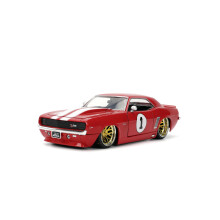 Fast & Furious JADA Toys 1967 CHEVROLET CAMARO 1:24 die-cast model car, toys for kids and adults, collect and play vehicle, Black