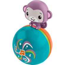 Fisher-Price Crawling Musical Purple Monkey Ball Toy