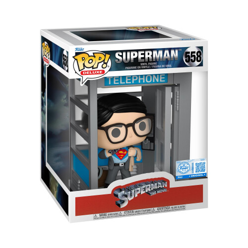 Funko Funko POP! Deluxe: DC Comics - Superman with Booth - Amazon Exclusive