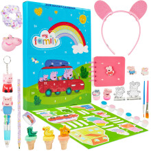 Get Trend Peppa Pig Stationery Advent Calendar 2026 Gifts for Girls