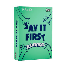 GorillaGames Say It First - Trivia: Fast-Paced Word Game for Families & Friends | Hilarious Family Party Game of Speed & Shouts for 2-6 players