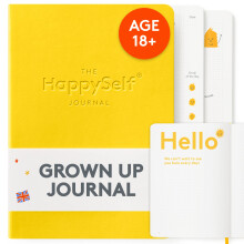 HappySelf The Journal | Grown-Up Edition | Guided Diary to Develop Positive Habits and Mindfulness