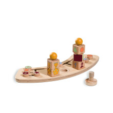 Hauck Alpha+ Additional Toy, Sorting Set - with FSC Sustainable Certified Beechwood Sorting Maze, Highchair Toy