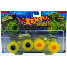 Hot Wheels Monster Trucks Demolition Doubles (Loco Punk & Hotweiler - JLV79)