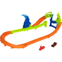 Hot Wheels Stunt Tracks Jump Circuit Speedway & 1 Toy Car