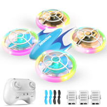 Drones, Birthday Gift for Boys Girls, Toys for 6-10+ Year Old Kids, 6 LED Lighting Modes, RC Quadcopter with 3 Batteries Longer Flight Time