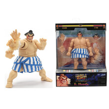 Jada Street Fighter II E. Honda Action Figure 6" Tall, Fully Articulated, Collector Packaging