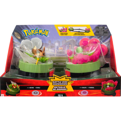 Pokémon Battle Disc Showdown Game - Eevee and Ralts