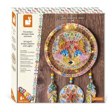 Janod - Lighted Bee Catcher to Create and Hang - String - Batteries included- Les Ateliers Déco - DIY - Children's Creative Leisure Kit