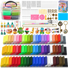 Polymer Clay Kit, 66 Colours Soft Oven Bake Modelling Clay for Kids