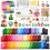 50 Pcs Polymer Clay Set, 25g Modelling Clay with 15 Sculpting Tools 1