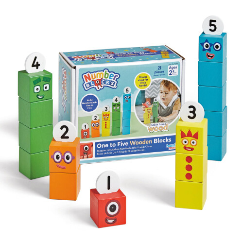 Learning Resources Learning Resources Numberblocks One To Five Wooden Blocks Ages 3+