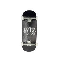 LEEFAI Pro Fingerboard Complete, Pre-Assembled Finger Skateboard Setup Canadian Maple Wood Deck Measure 34x96mm, Boxy Shape