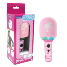 Mikrofon Karaoke Barbie - Lexibook - 3 Modi und 4 Effekte auf der Stimme - USB-C Aufladung - Drahtloses Bluetooth