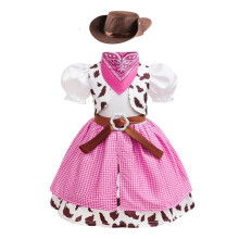 Lito Angels Girls Cowgirl Costume Set with Bandana and Hat