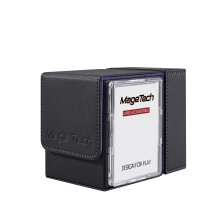 Mage Tech Adventurer [Paragon] Commander Kit - Avatar Holder + Backpack Dice Box Snap-On Back Panel, with Life Tracker - MTG Commander/EDH