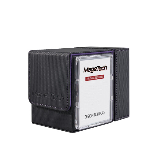 Mage Tech Adventurer [Paragon] Commander Kit - Avatar Holder + Backpack Dice Box Snap-On Back Panel, with Life Tracker - MTG Commander/EDH