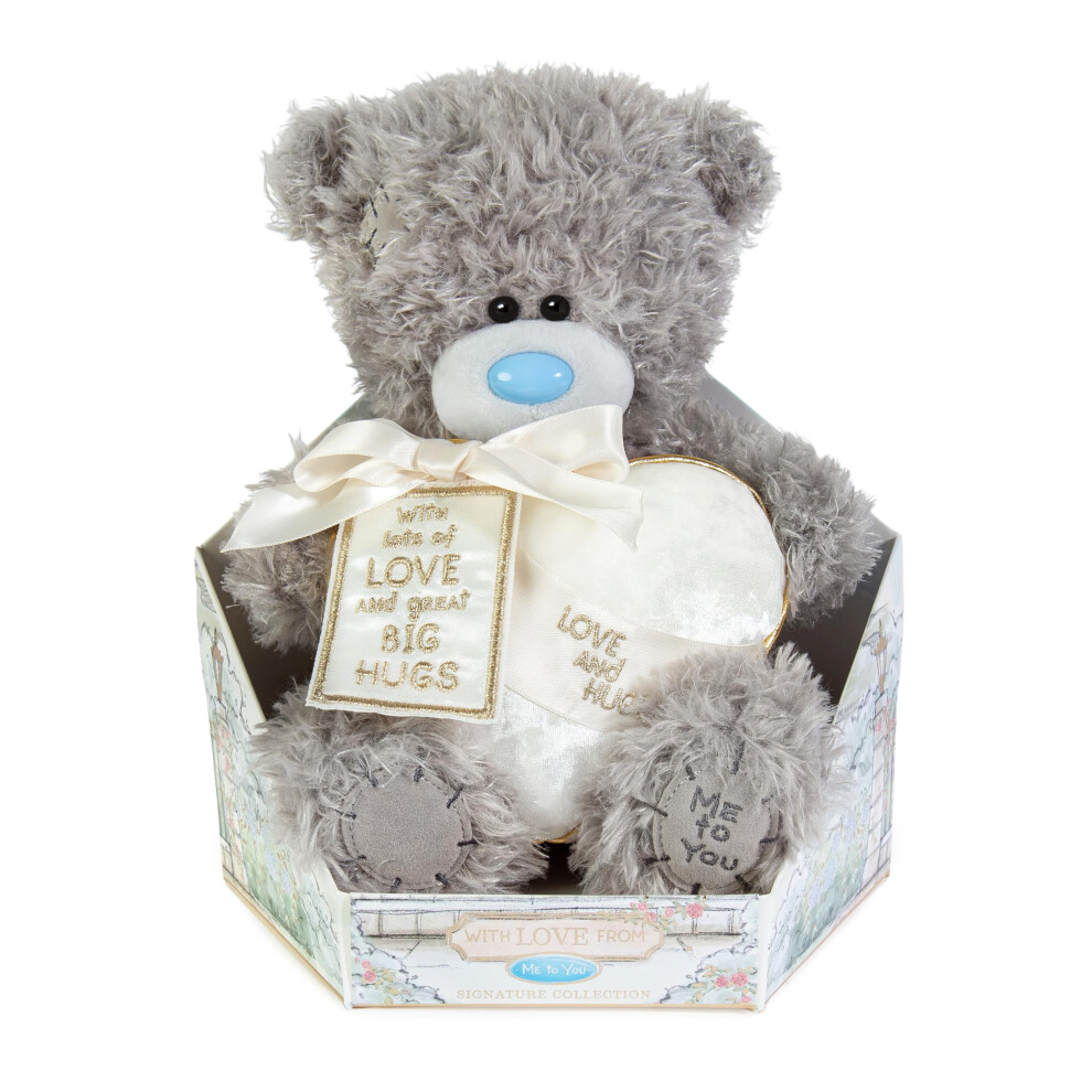 Me To You Cute Plush Love & Hugs Bear 19Cm - Grey - Image 6
