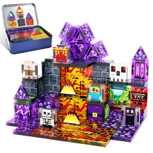 Magnetic Tiles for Kids, 100PCS Travel Magnetic Building Tiles