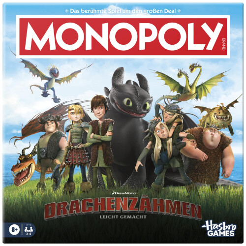 Monopoly DreamWorks How to Train Your Dragon Monopoly Board Game - German Version