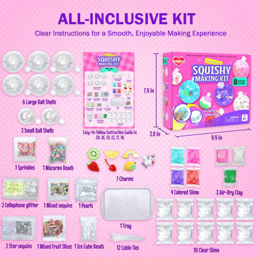 Doodora Squishy Balls Making Kit for Kids & Adults 1