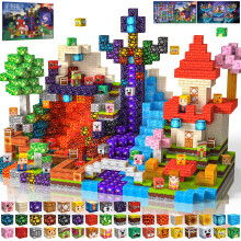 Magnetic Blocks 150 PCS Magnetic Building Blocks, 3+ STEM Montessori Sensory Toys
