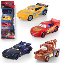 4 Pcs Toys Cars- Race Tracks for Boy, Lorry Toy, Racing Toys, Car Metal Racing Vehicles Children Vehicle Toys as Christmas Easter Birthday Children
