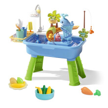Kids Play Sink with Running Water - 43Pcs Play Kitchens Water Play Toys Set, Kids Pretend Role Play Toys